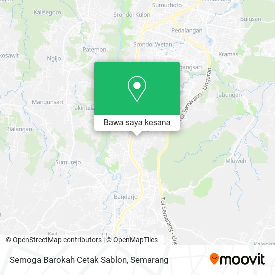 Peta Semoga Barokah Cetak Sablon