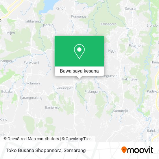 Peta Toko Busana Shopannora