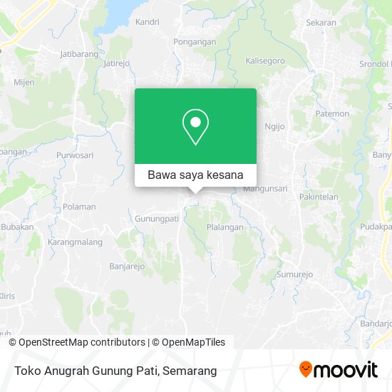 Peta Toko Anugrah Gunung Pati