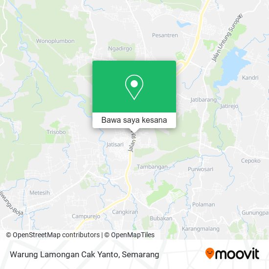 Peta Warung Lamongan Cak Yanto