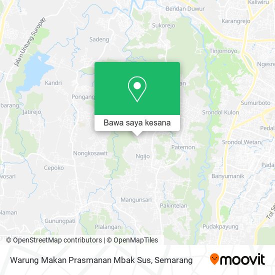 Peta Warung Makan Prasmanan Mbak Sus