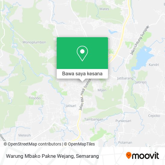 Peta Warung Mbako Pakne Wejang