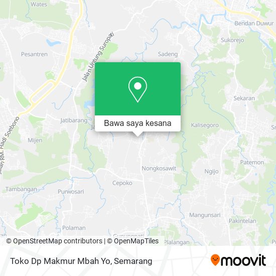 Peta Toko Dp Makmur Mbah Yo