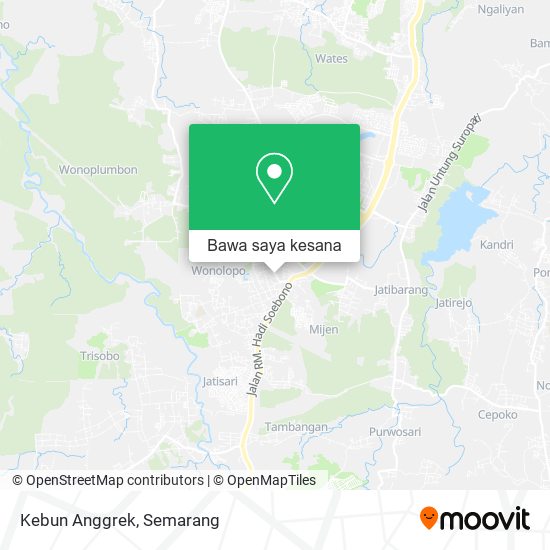 Peta Kebun Anggrek