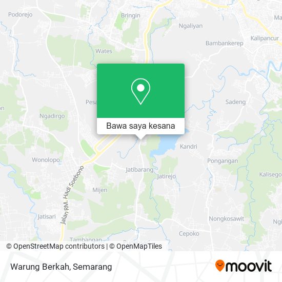 Peta Warung Berkah