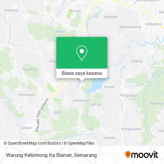 Peta Warung Kelontong Ita Slamet