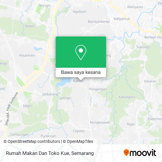 Peta Rumah Makan Dan Toko Kue