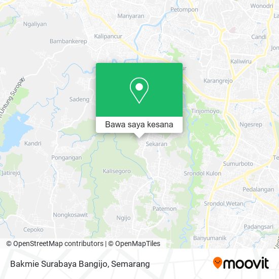 Peta Bakmie Surabaya Bangijo