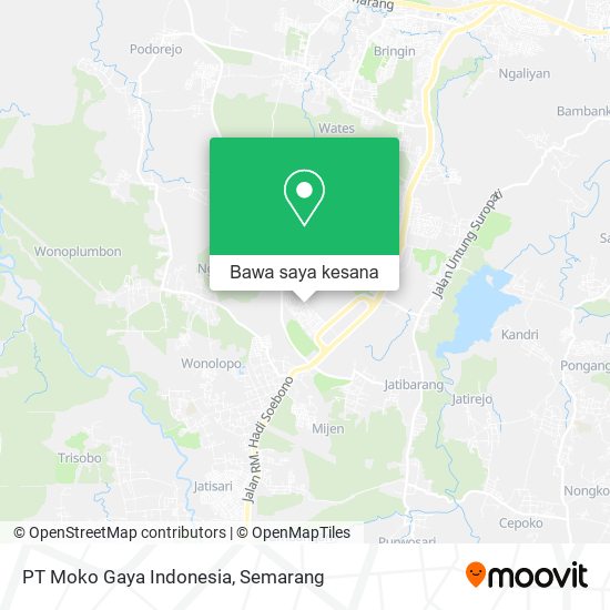Peta PT Moko Gaya Indonesia