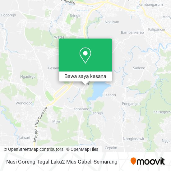 Peta Nasi Goreng Tegal Laka2 Mas Gabel
