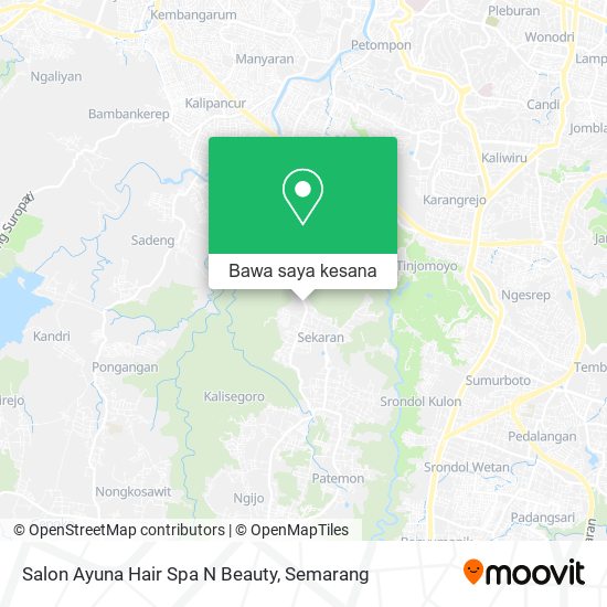 Peta Salon Ayuna Hair Spa N Beauty