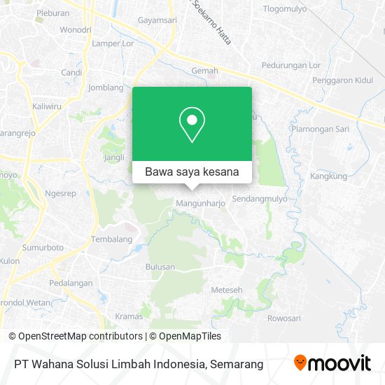 Peta PT Wahana Solusi Limbah Indonesia