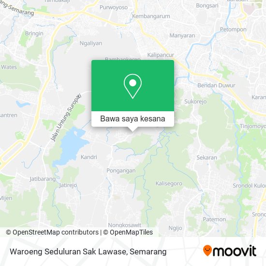 Peta Waroeng Seduluran Sak Lawase