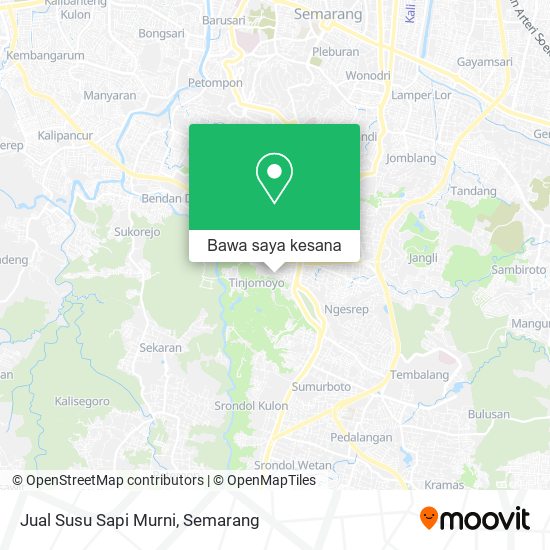 Peta Jual Susu Sapi Murni