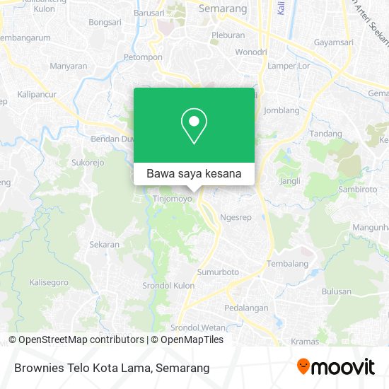 Peta Brownies Telo Kota Lama