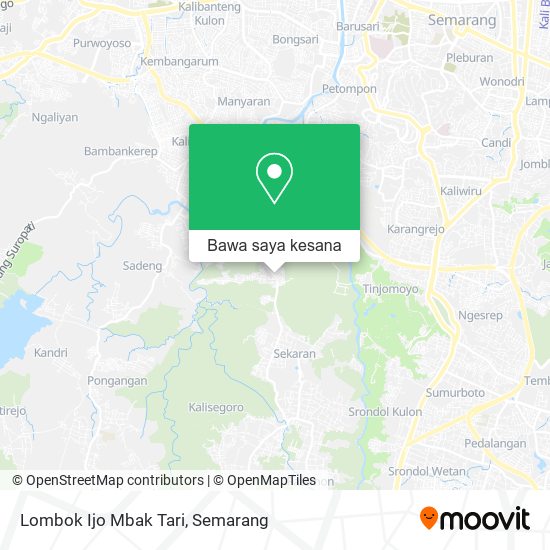 Peta Lombok Ijo Mbak Tari