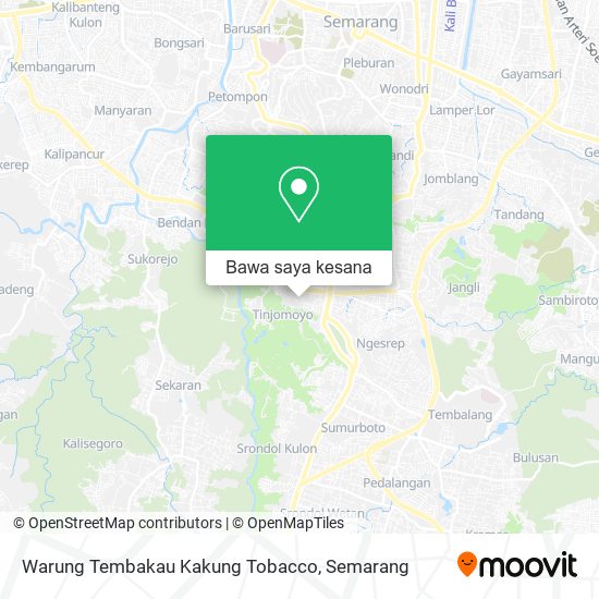Peta Warung Tembakau Kakung Tobacco