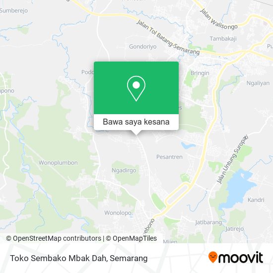 Peta Toko Sembako Mbak Dah