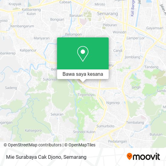 Peta Mie Surabaya Cak Djono