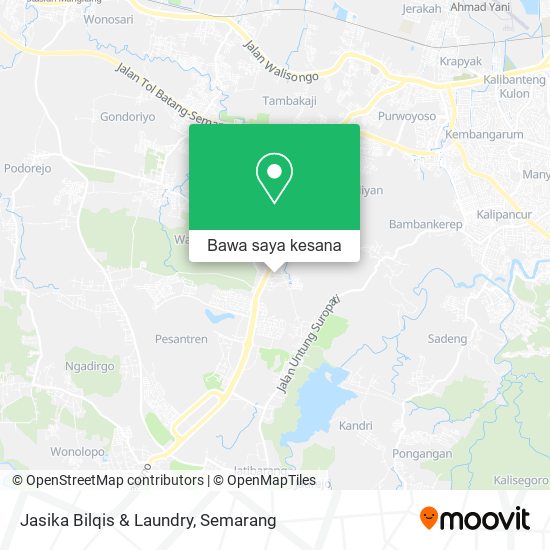 Peta Jasika Bilqis & Laundry