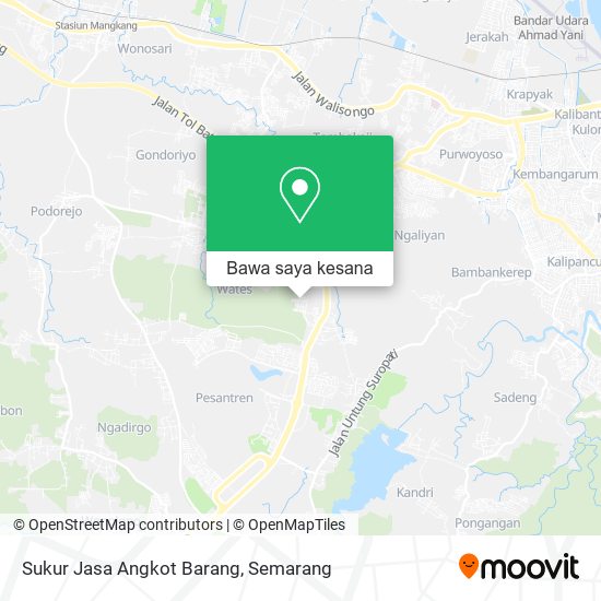 Peta Sukur Jasa Angkot Barang