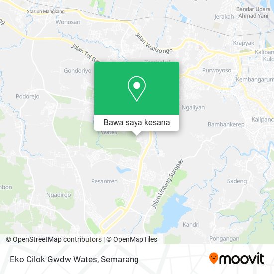 Peta Eko Cilok Gwdw Wates