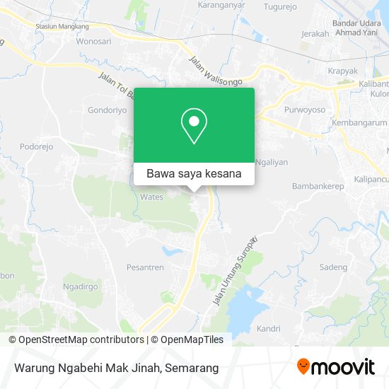 Peta Warung Ngabehi Mak Jinah