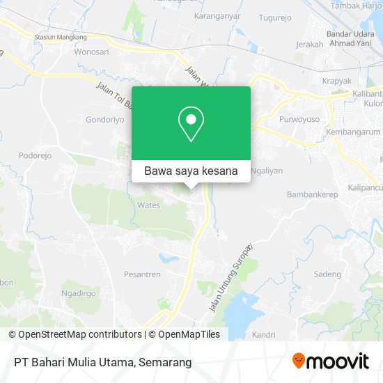 Peta PT Bahari Mulia Utama