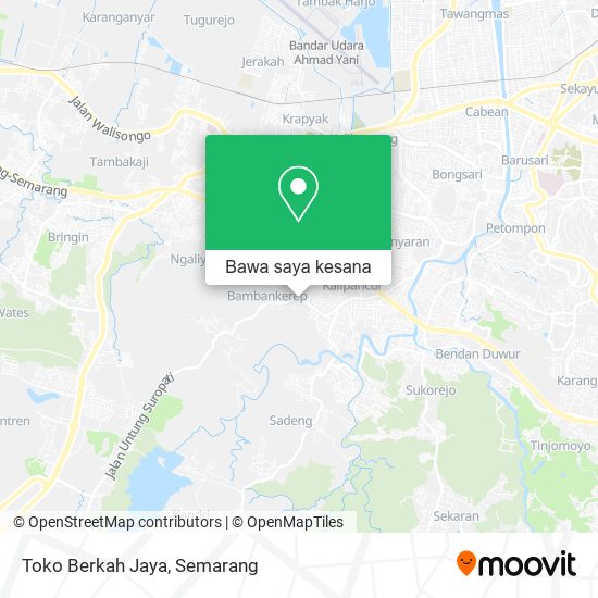 Peta Toko Berkah Jaya