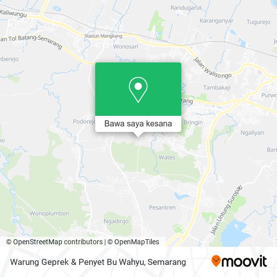 Peta Warung Geprek & Penyet Bu Wahyu