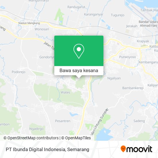 Peta PT Ibunda Digital Indonesia