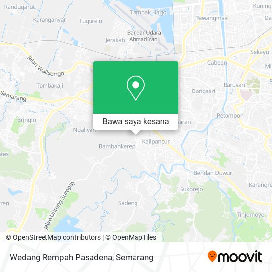 Peta Wedang Rempah Pasadena