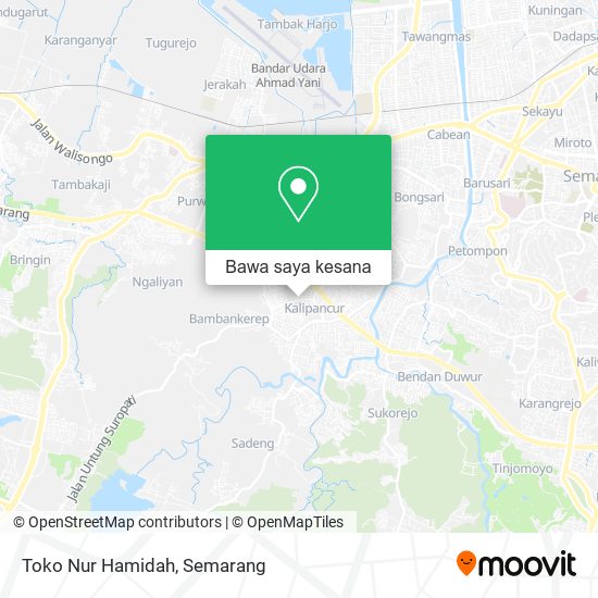 Peta Toko Nur Hamidah