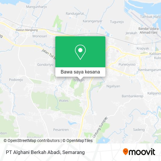 Peta PT Alghani Berkah Abadi