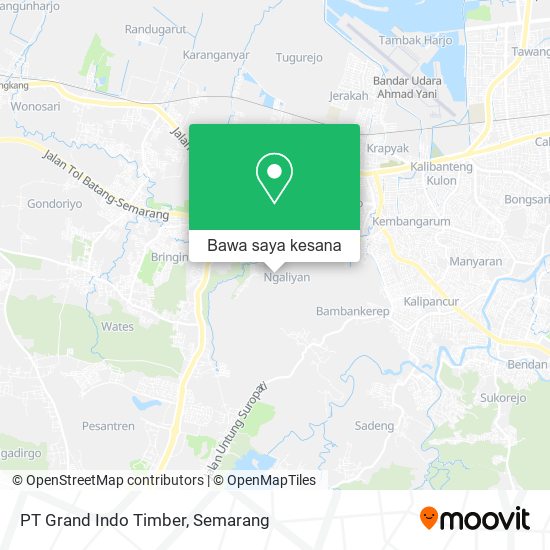 Peta PT Grand Indo Timber