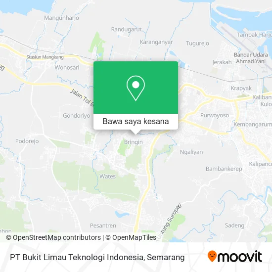 Peta PT Bukit Limau Teknologi Indonesia