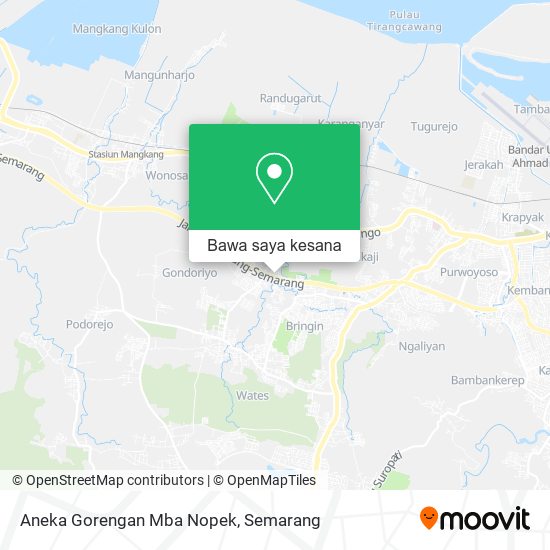 Peta Aneka Gorengan Mba Nopek