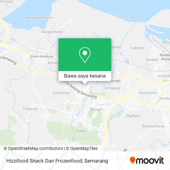 Peta Hizzifood Snack Dan Frozenfood