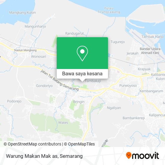 Peta Warung Makan Mak as