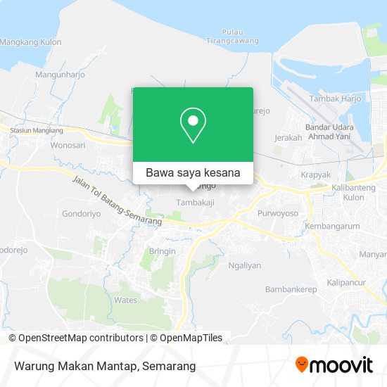 Peta Warung Makan Mantap