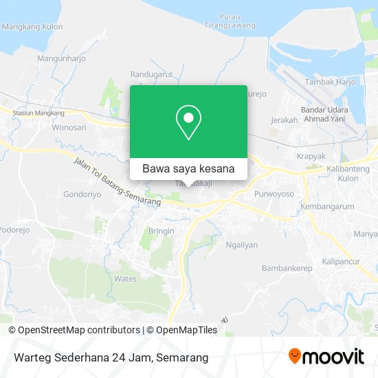 Peta Warteg Sederhana 24 Jam