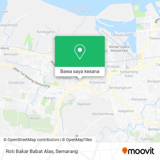 Peta Roti Bakar Babat Alas