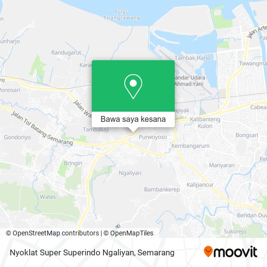 Peta Nyoklat Super Superindo Ngaliyan