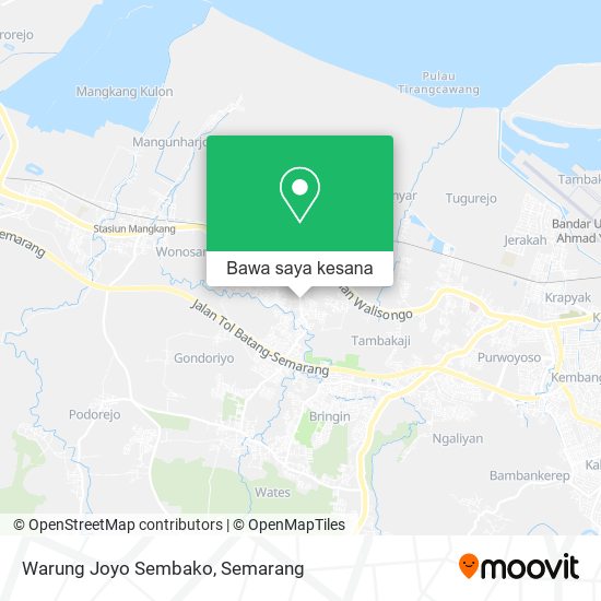 Peta Warung Joyo Sembako