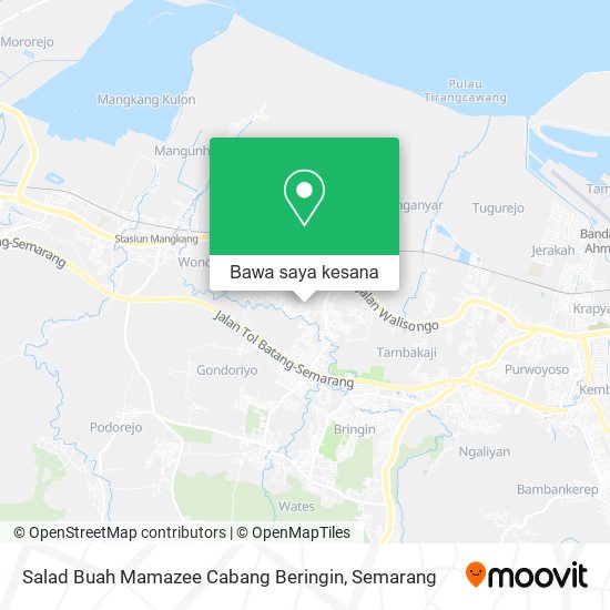 Peta Salad Buah Mamazee Cabang Beringin