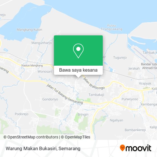 Peta Warung Makan Bukasiri