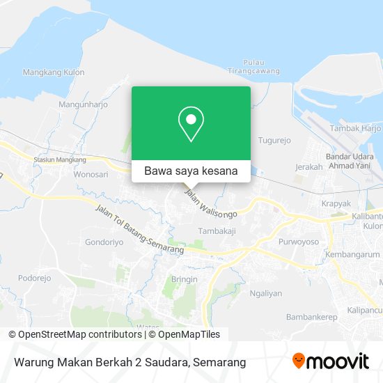 Peta Warung Makan Berkah 2 Saudara