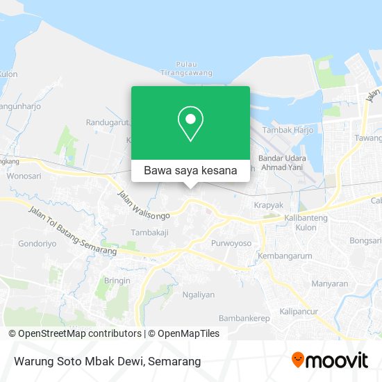Peta Warung Soto Mbak Dewi