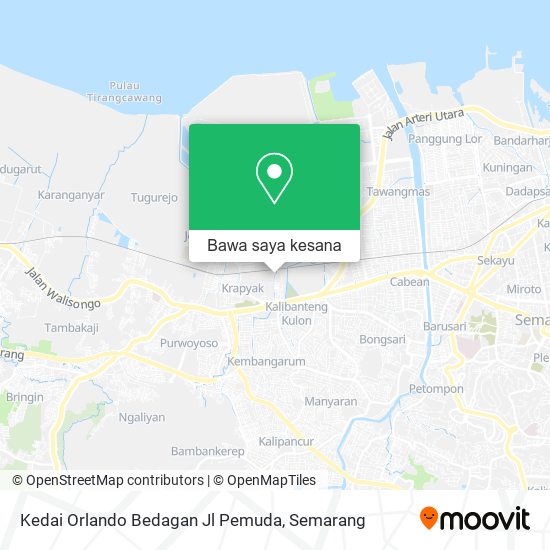 Peta Kedai Orlando Bedagan Jl Pemuda