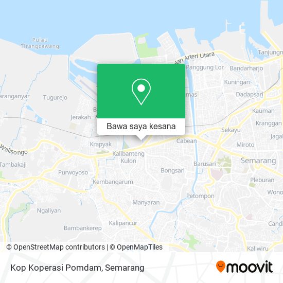 Peta Kop Koperasi Pomdam